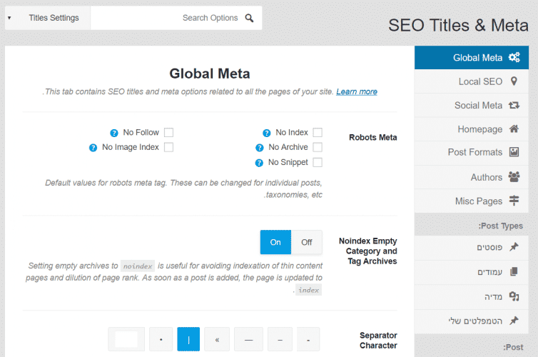 SEO Titles & Meta