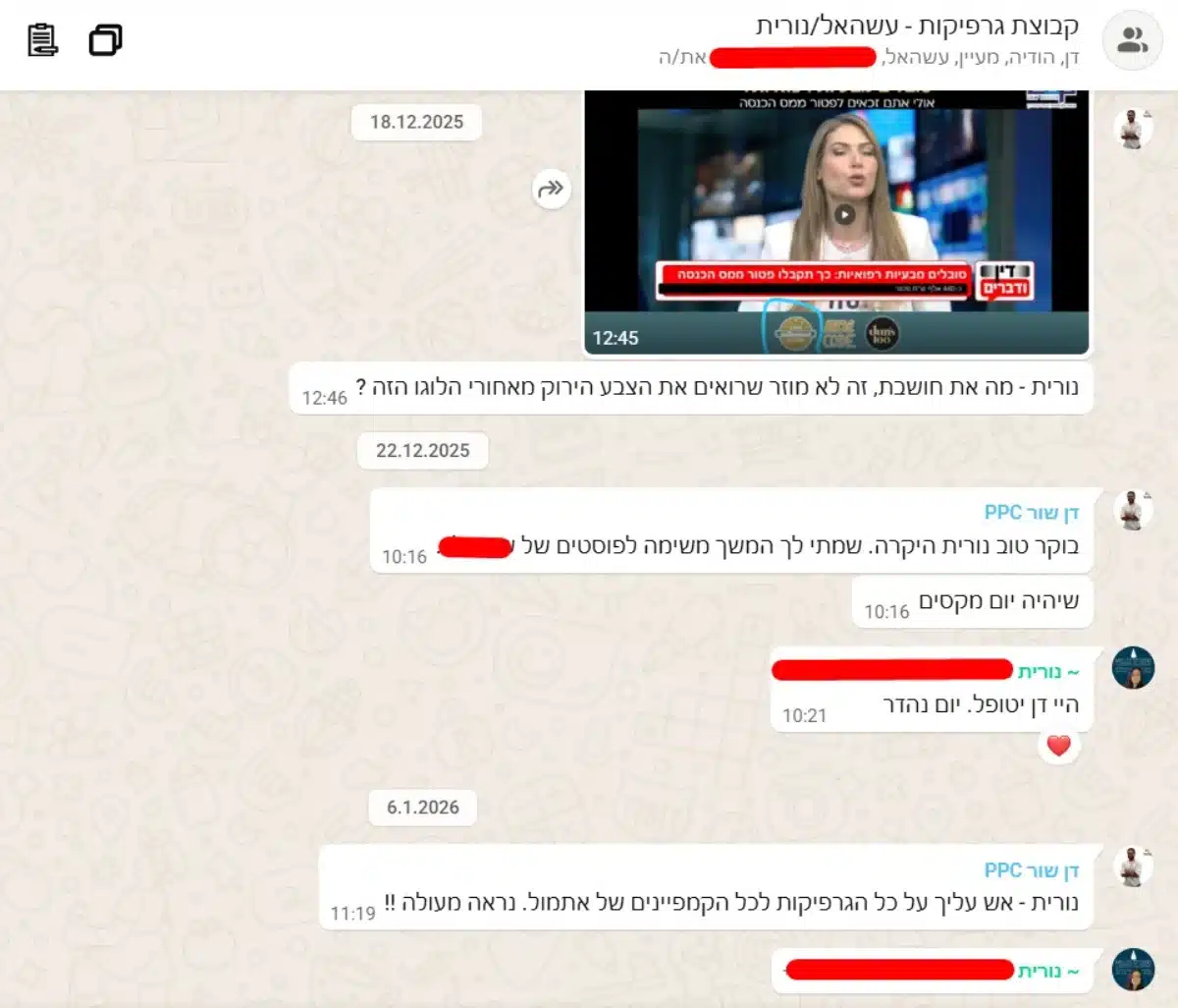 שיחת על קמפיין אינסטגרם - עשהאל דיגיטל