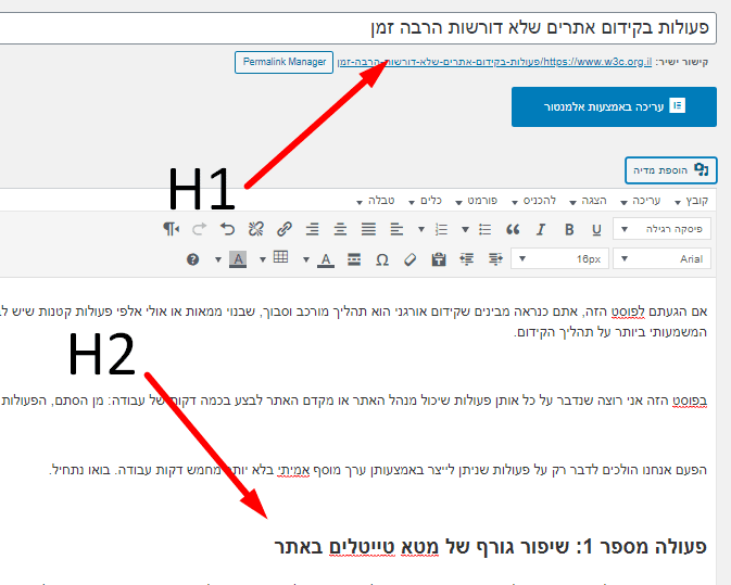 תיאור תגית כותרת