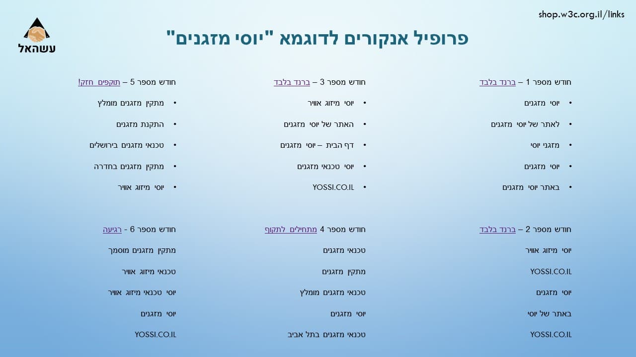 פרופיל אנקורים