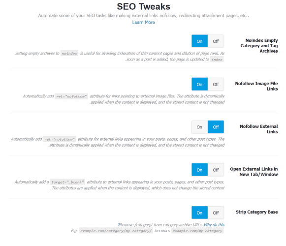 SEO TWEAKS