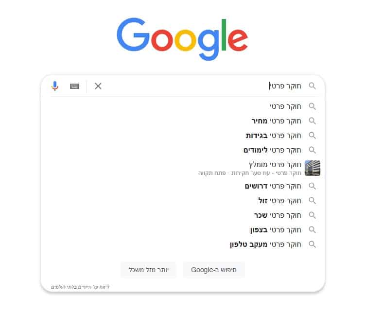 השלמות ביטוי זנב ארוך