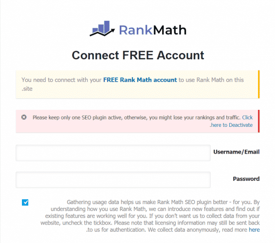 RANK MATH WIDGET