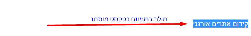 טקסט מוסתר