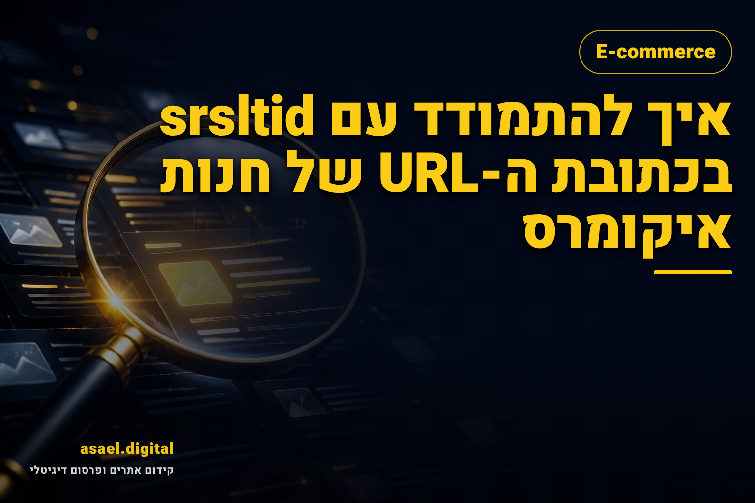איך להתמודד עם srsltid בכתובת ה-URL של חנות איקומרס