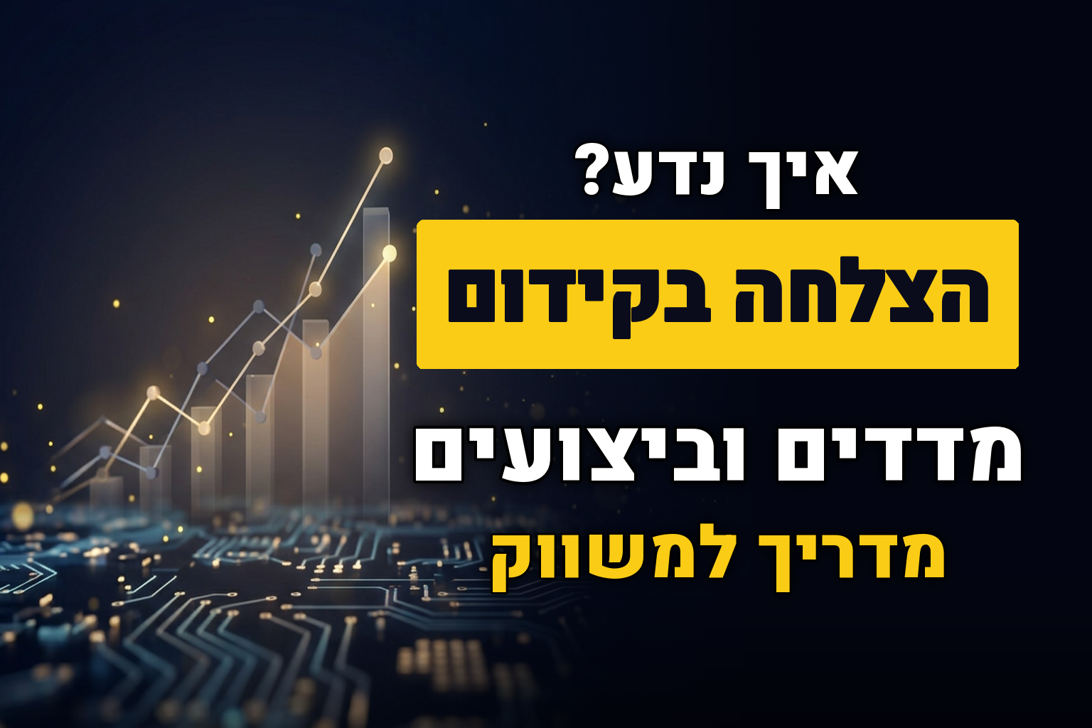 איך מודדים הצלחה של פרויקט קידום אורגני?