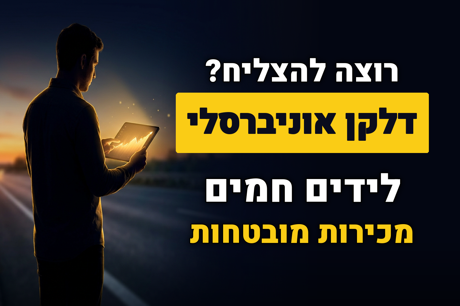 לידים חמים בנושא דלקן אוניברסלי למכירה