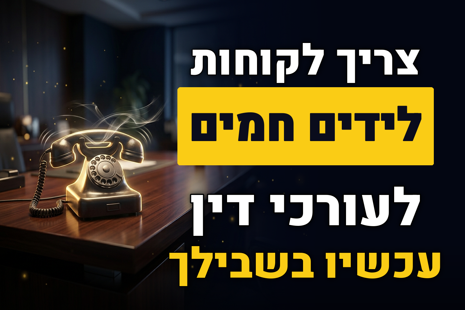לידים חמים לעורכי דין למכירה