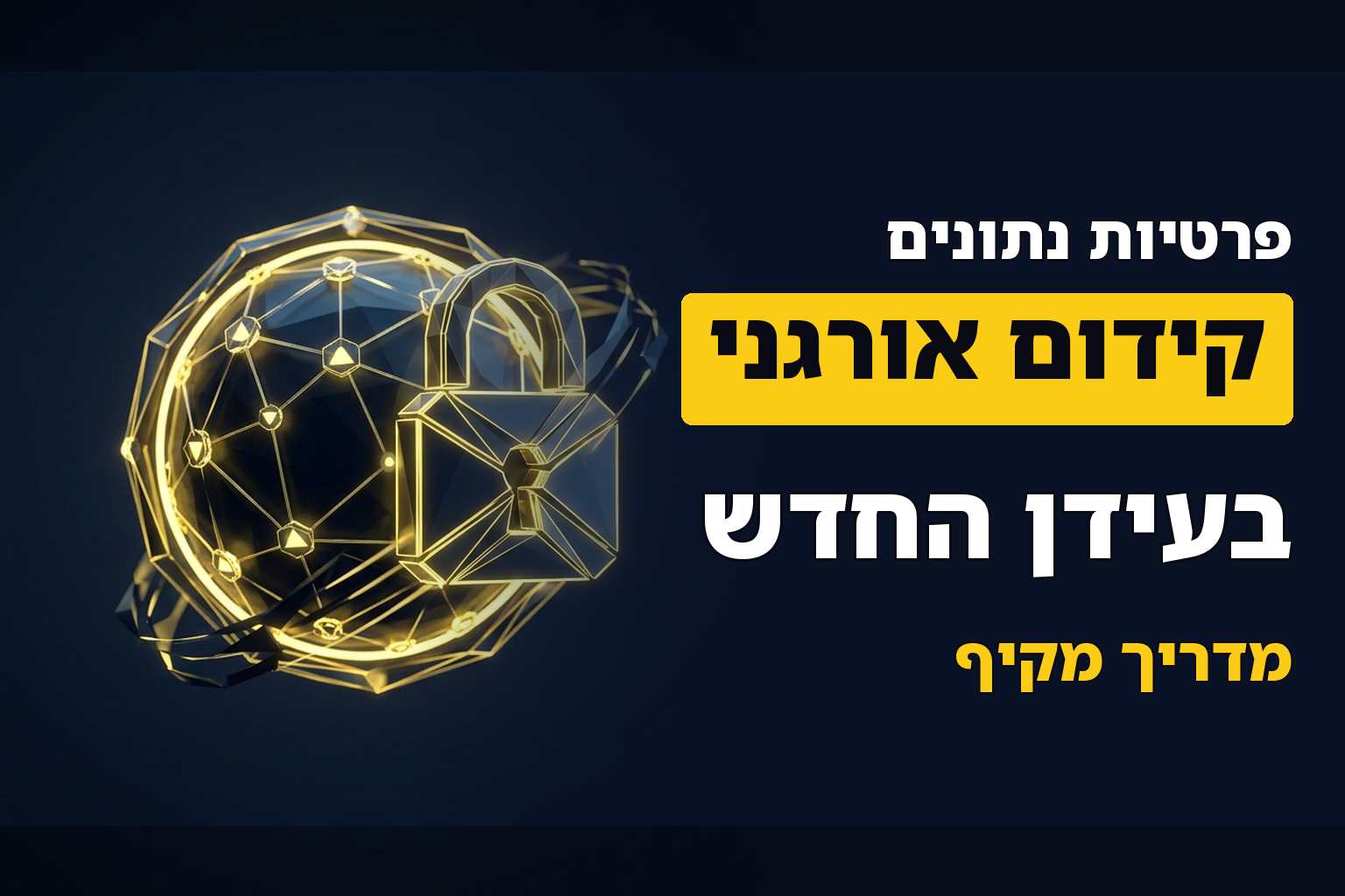 קידום אורגני בעידן תקנות הגנת הפרטיות